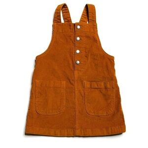 Joe fresh girls 3Y corduroy overall skirt